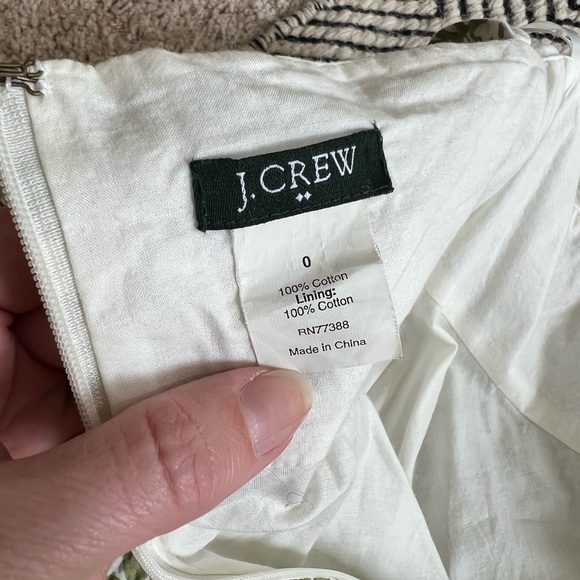 Gorgeous J. Crew size 0 100% cotton dress - Picture 3 of 4